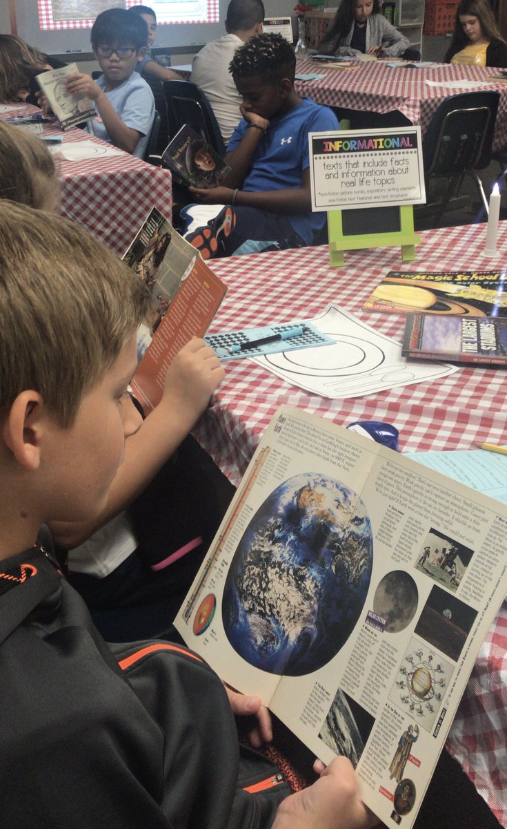 SavantCindy's tweet photo. Reading Cafe...Beverly students get a taste of genres. #beverlylearns #pisdlearns ⁦@StrongBobcats⁩ https://t.co/L1ROfi9f8v