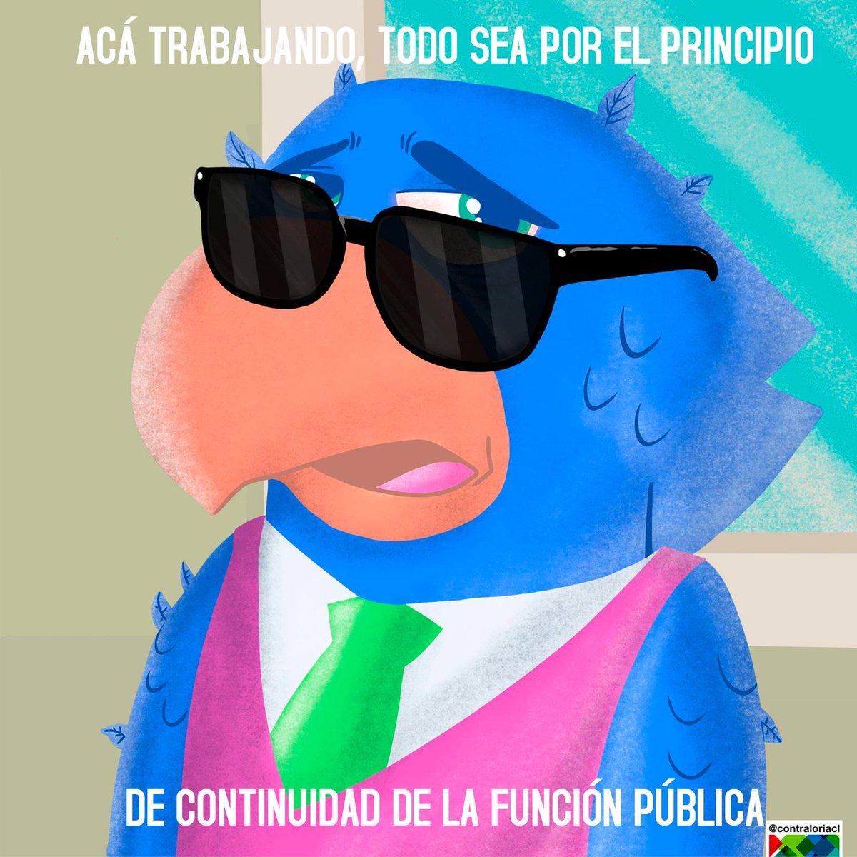 ContraloritoCGR's tweet photo. ¿Dónde están los aguerridos que les tocó hacer patria hoy?

Bueno, es nuestro deber como funcionarios, pues en la Ley 18.575 se consagra el principio de "continuidad" de la atención a las necesidades públicas.

¡Son grandes funcionarios☺️! https://t.co/HVIyuCWKKX