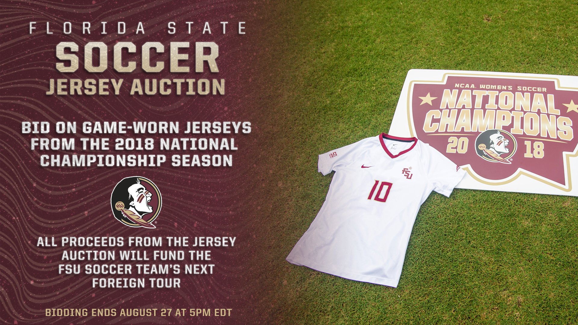 fsu game worn jersey