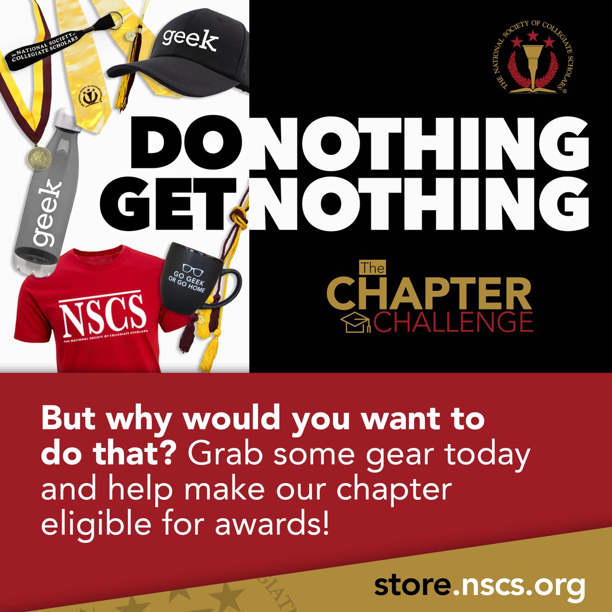 NorthwestNSCS's tweet photo. Don't forget about the chapter challenge!! https://t.co/Q5p9CrIxJY