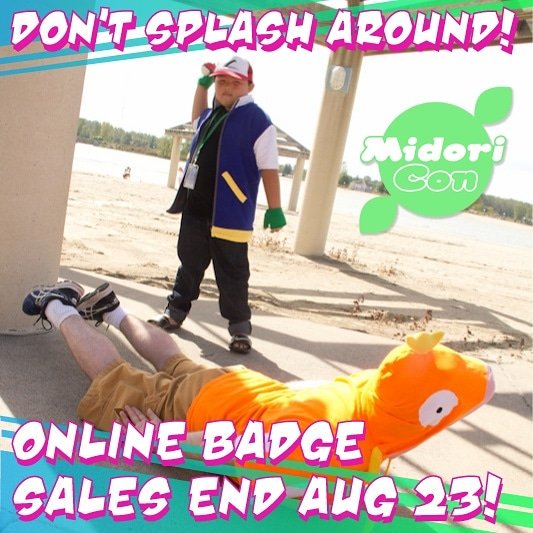 midoricon's tweet photo. Still don't have your badge for MidoriCon? Well, what are you waiting for! Badges will be cash-only at the door, so save yourself some effort and money for Artist Alcove by heading directly to https://t.co/QDIR6eRDu7 and get that badge! #ohiocosplayer #midwestcosplayer https://t.co/PqJUpSrHDo