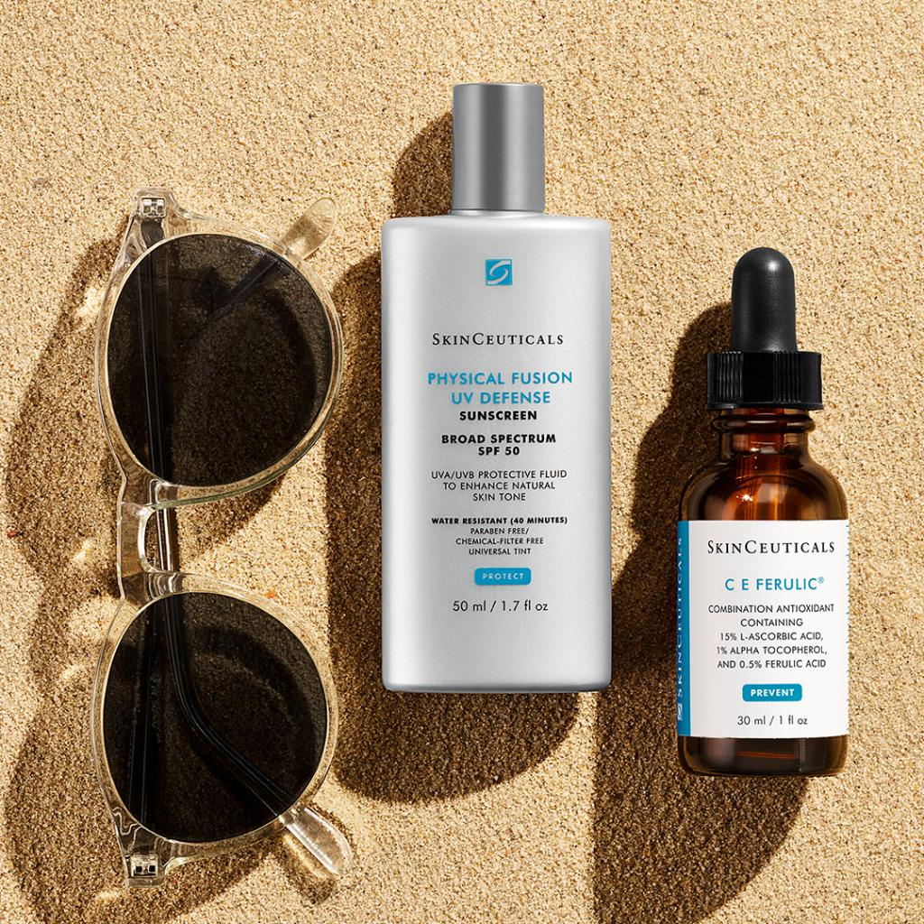 SkinCeuticals's tweet photo. Heading to the beach this weekend? Don’t forget to protect your skin with a #SkinCeuticals #vitaminC antioxidant and sunscreen for optimal protection in the sun. #freeradicals #sunprotection https://t.co/uATG2aqrmT
