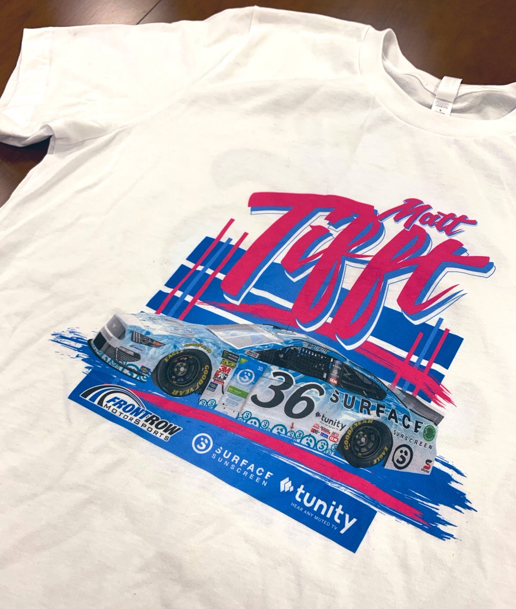 matt_tifft's tweet photo. RETWEET and follow for your chance to win! Figured I’d commemorate my first #NightRace at @BMSupdates with a giveaway 😝 looking forward to hitting the track in the @Surfacesuncare 36 this weekend. https://t.co/94x4F0Y5nG