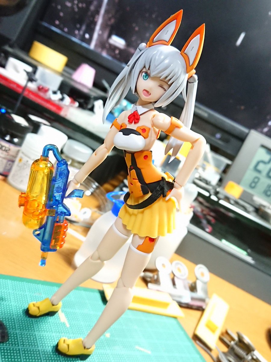 Faガール Twitterまとめ 自作改造パーツを組み合わせて水着迅雷を作ってみる 他 モデラーズ速報