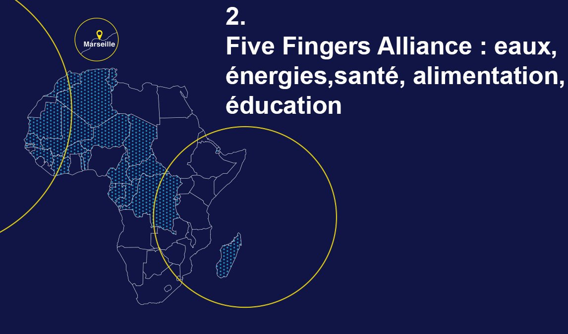 La table ronde no 2 du prochain forum aura pour thème "Five Fingers Alliance : eaux, énergies, santé, alimentation, éducation".
forum-rhodanien.org
#Marseille #Afrique #Energie #Santé #Education #forumrhodanien #mutationdigitale