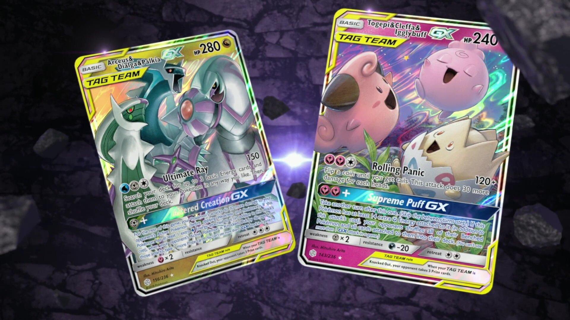 ポケモンカード新作 再販速報 Pa Twitter アルセウス ディアルガ パルキアgx トゲピー ピィ ププリンgx の英語版がリークされています オルタージェネシス予約はこちら T Co Kwcjnhbaym T Co Scxrspvca6 Twitter