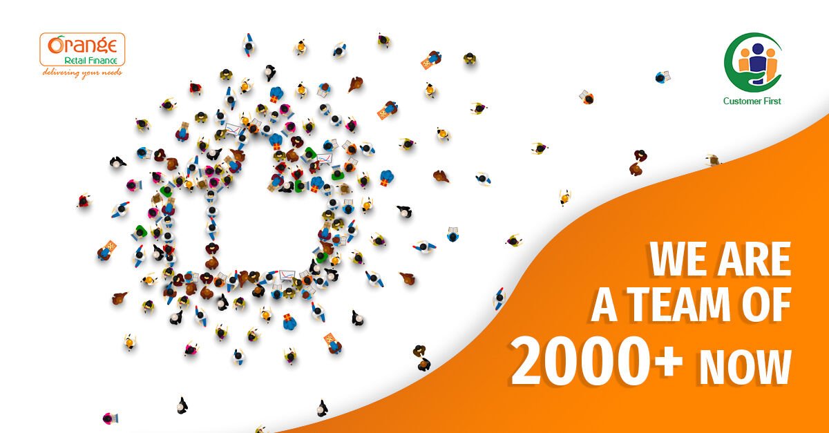 orangeretailfin's tweet photo. We have reached a remarkable milestone at Orange Retail Finance. We are now 2000+ strong work force. This growth would not been possible without our trusted Investors, Trade Partners, Valued Customers and Excellent Employees.
#2000employees #OrangeRetailFinance https://t.co/3nRTdjqIKp