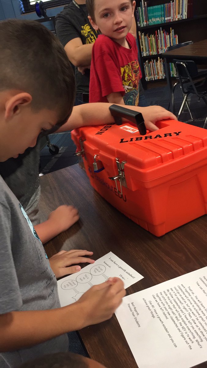 Breakout box team building today! <a href="/breakoutEDU/">Breakout EDU</a> <a href="/USD475/">Geary County Schools USD 475</a> #gallopwiththestallions <a href="/SheridanUSD475/">Sheridan Elementary</a>