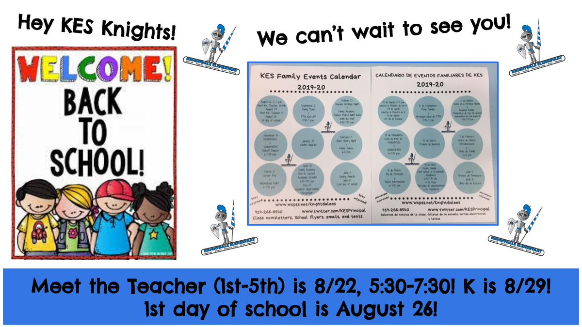 SLESPrincipal's tweet photo. We're super excited to see you back next week KES families!! https://t.co/KYNLEC41PN
