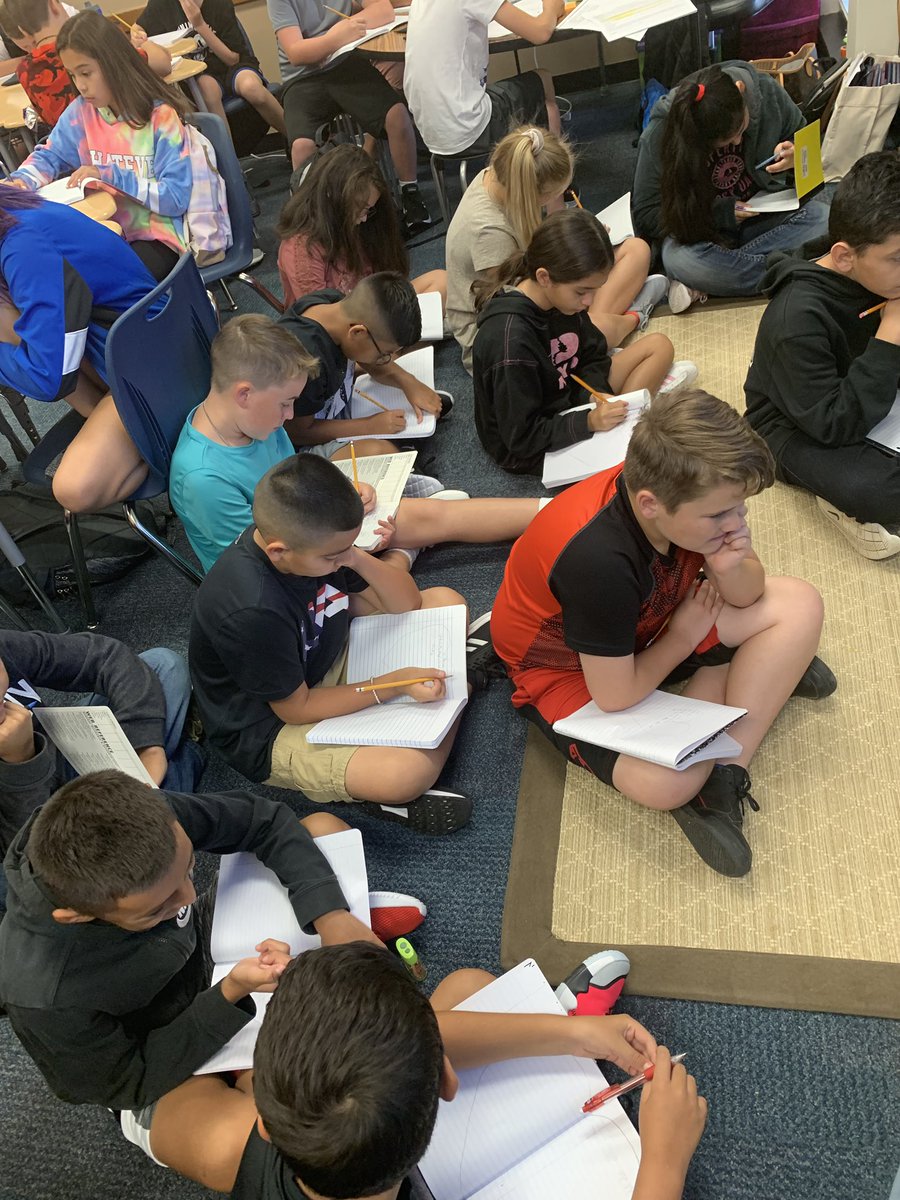 7thStapleton's tweet photo. #ReadingWorkshop #WritingWorkshop @TCRWP #UnitsofStudy #Flashdraft #Gather #Huddle @DISD_DIS We are well on our way in our ELA #DISjourney Writers are writing, Readers are reading, collaboration in circle time is happening! @tenilleshade @EudyAngie @ulyapay https://t.co/qaL0sAJHKa