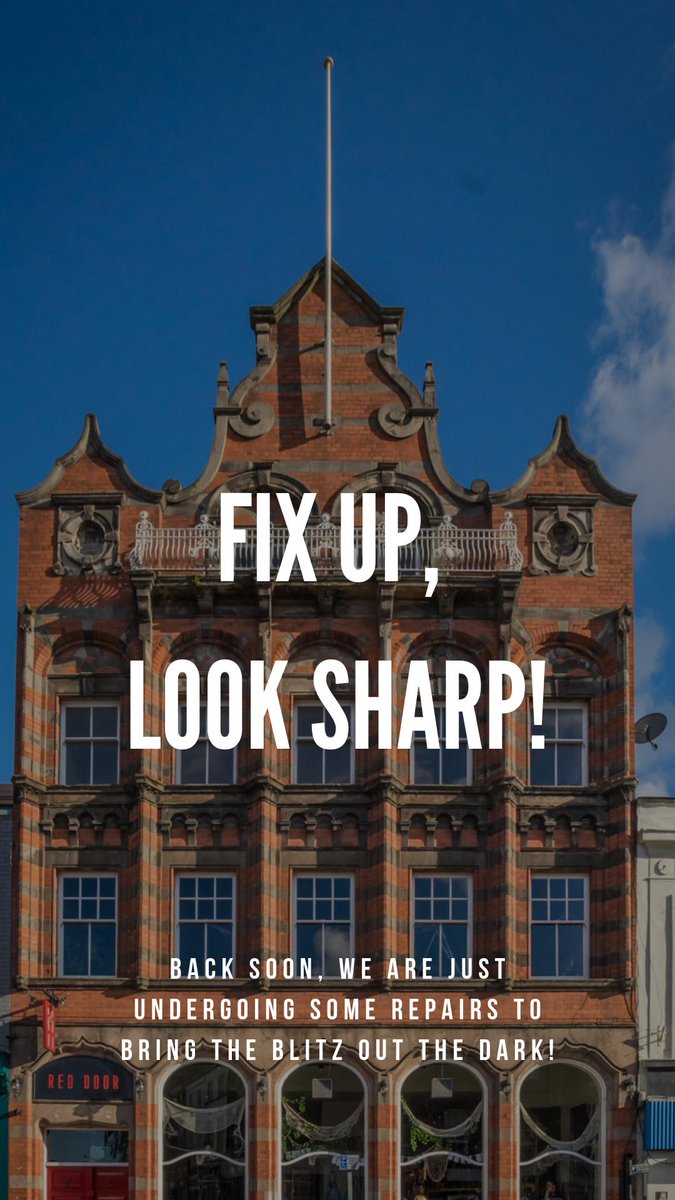 Hey we are sad to say we won’t be open tonight due to damage from the fire next door. Keep your eyes peeled on our social posts for updates we aim to be back &amp; better than ever in no time!