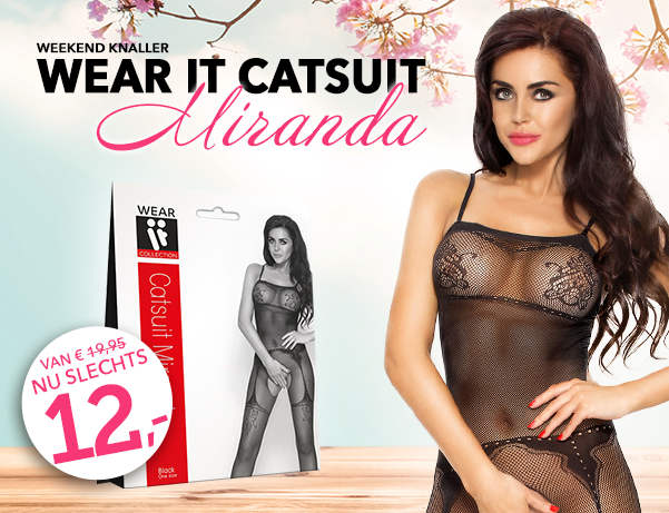 Miranda_NL's tweet photo. Een nieuwe #outfit voor in de #slaapkamer of een #party? 💋

Check dan snel de weekend knaller! Want dit weekend bestel je de Wear It #Catsuit Miranda voor slechts €12,-! 

Deze web only actie is geldig tot en met aanstaande zondag, dus shop direct op: https://t.co/InFwrcFjJn https://t.co/Mei8o67e9u