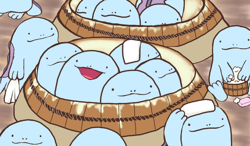 はしのもか 千と千尋の神隠しのオオトリ様 ひよこみたいなの の入浴シーンが好きなのでヌオーたちも入浴させてみました ー はしのもか 千と千尋の神隠しのオオトリ様 ひよこみたいなの の入浴シーンが好きなのでヌオーたちも入浴させてみました ー