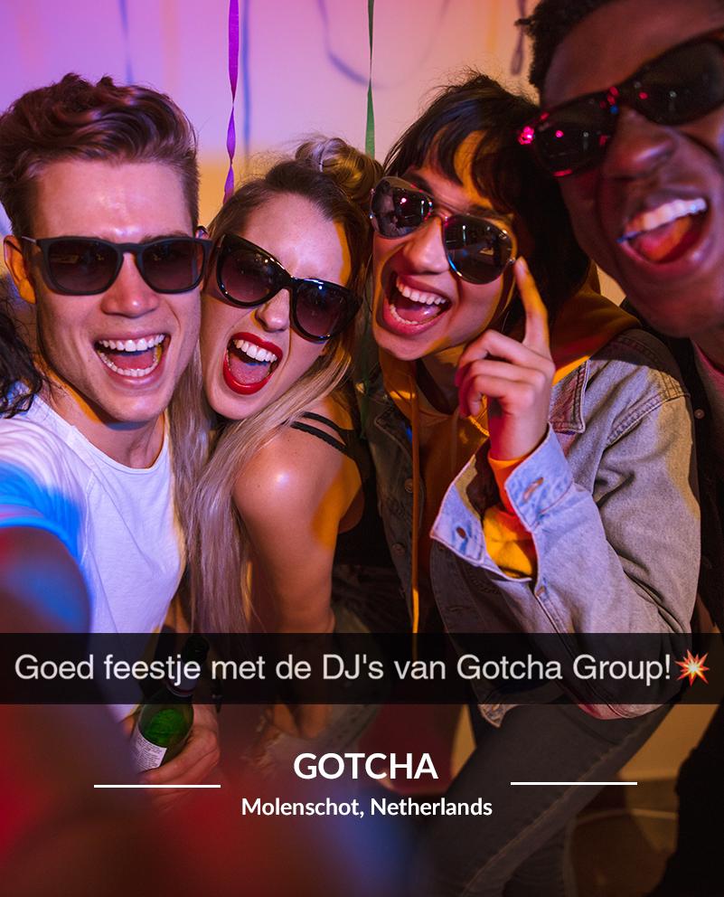 #Snapchat heeft een nieuwe #filter... #Gotcha! 😆 Maak bij mooie #feesten en #evenementen nu ook foto’s met de Gotcha filter! 🎉 Post jouw mooiste #partypics met de Gotcha filter hieronder. 📸