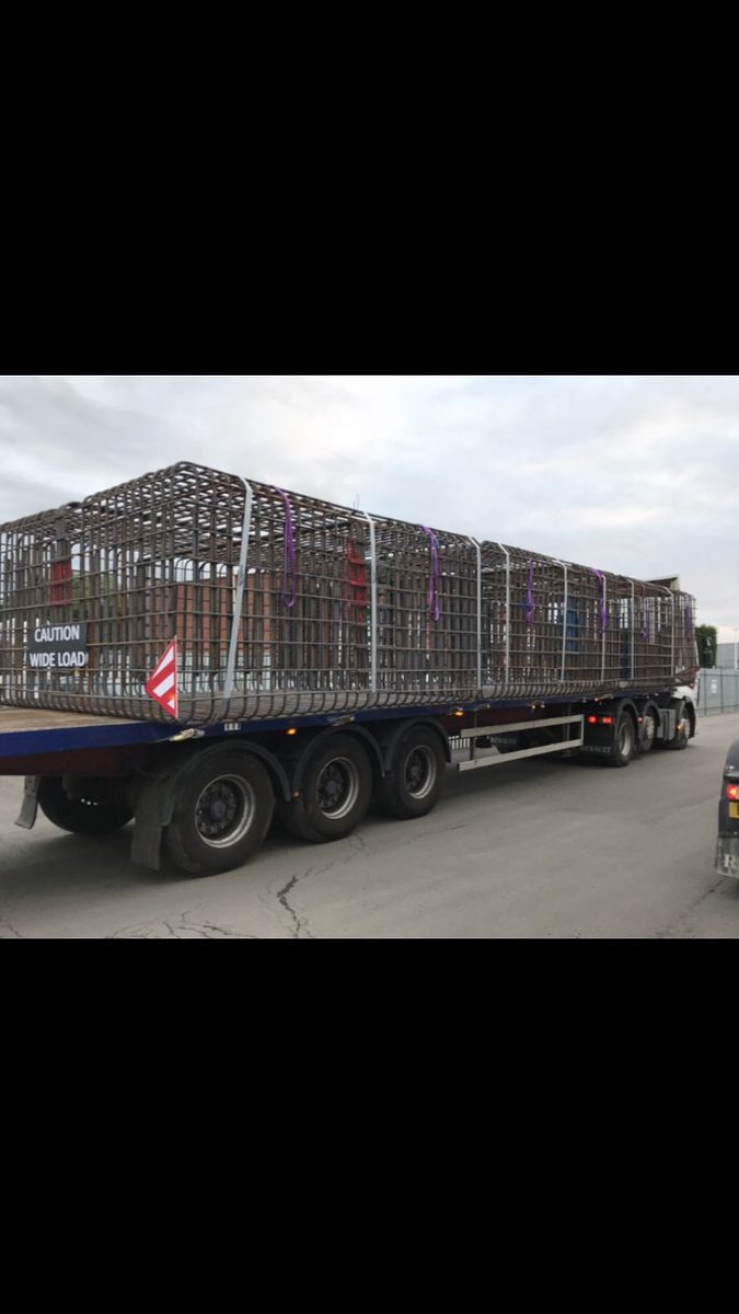 supplies_ltd's tweet photo. Some CARES approved large steel pile cap cages in the process of being delivered out to one of customers. 

We make pile caps to suit our customers so please get in contact if you have any questions or queries about an order you would like to place with us. https://t.co/GOiILHVs0C
