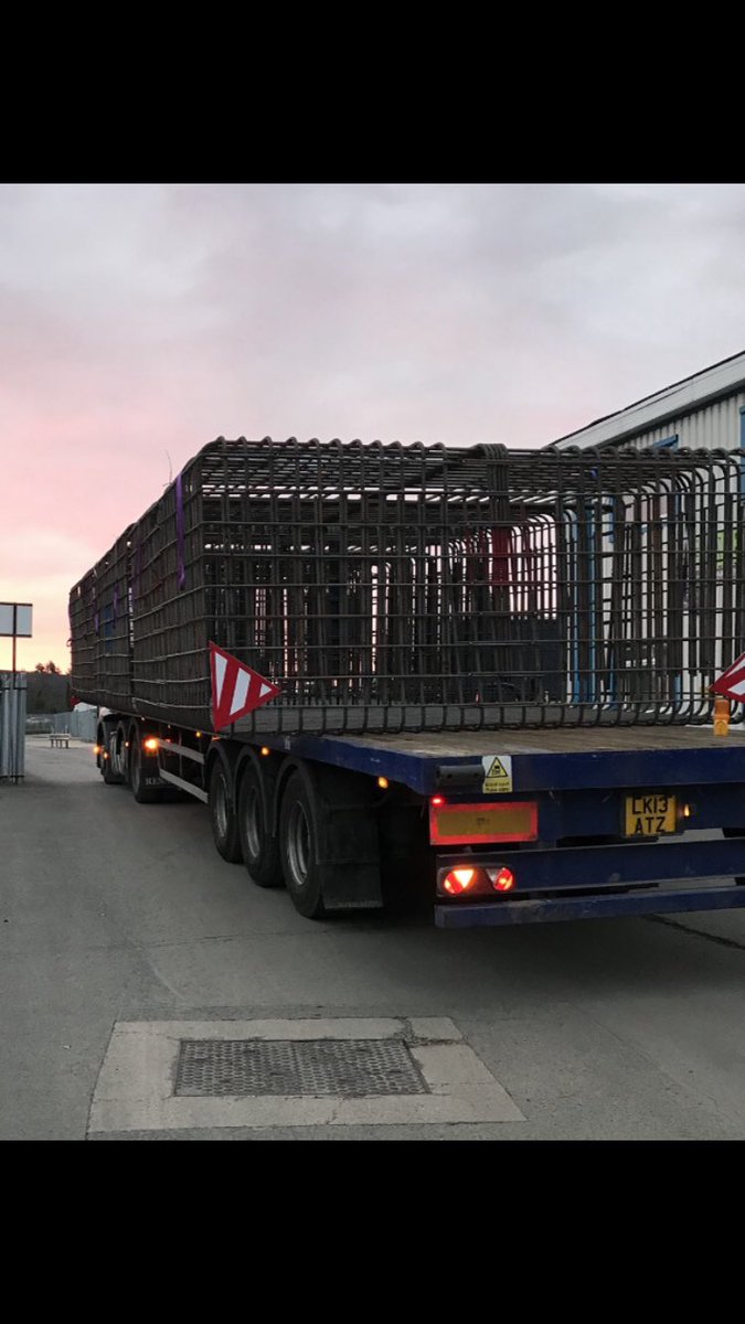 supplies_ltd's tweet photo. Some CARES approved large steel pile cap cages in the process of being delivered out to one of customers. 

We make pile caps to suit our customers so please get in contact if you have any questions or queries about an order you would like to place with us. https://t.co/GOiILHVs0C