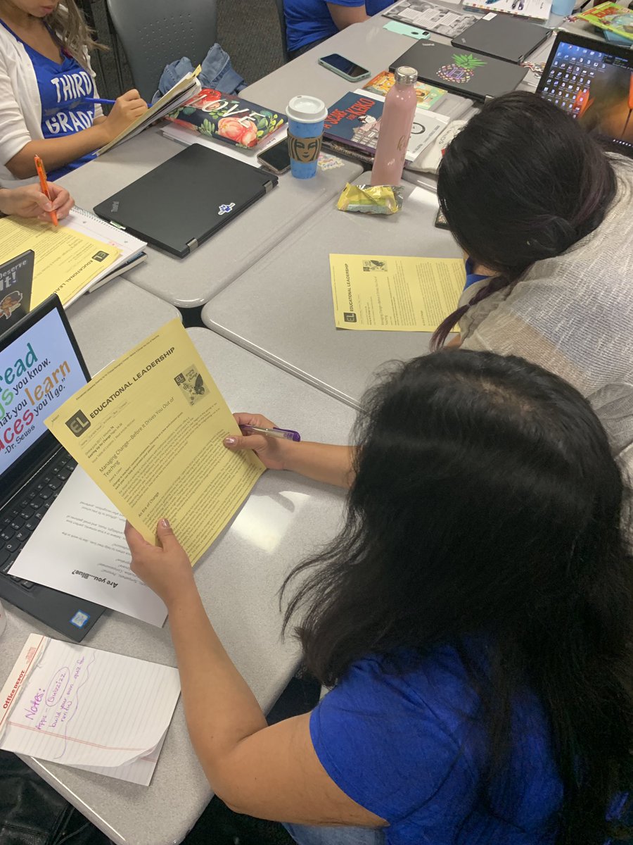 MrJDeLaTorre's tweet photo. @MatzkeElemCFISD 2-5 ELAR Teachers hard at work with professional reading, team building and planning. #1team1dream @CFISD_ELAR2_5 #wildcATTITUDE https://t.co/2Qx0lq05rn