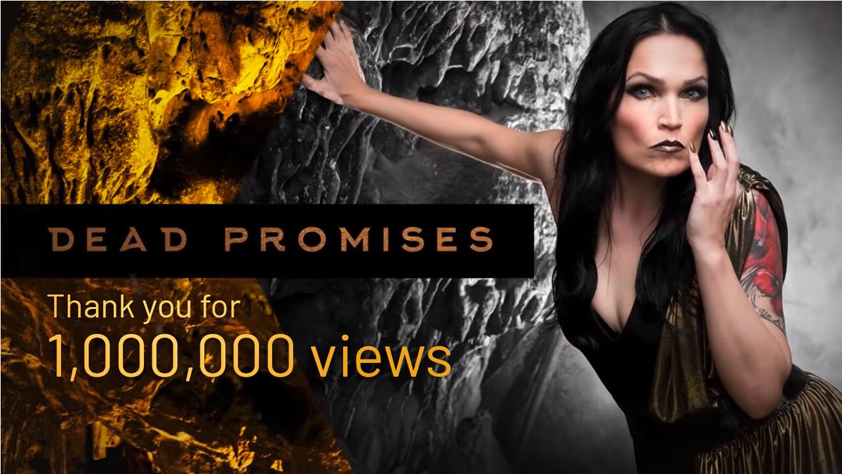tarjaofficial's tweet photo. Already 1 million views for the video of “Dead Promises” on @YouTube ! Thanks everybody!
https://t.co/xLazs788De #DeadPromises #1MillionViews #2MillionSoon https://t.co/tABvEA2E4c