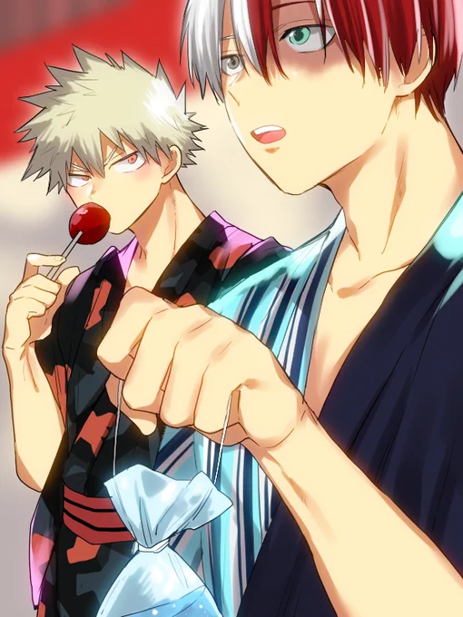 お題「縁日」
#轟爆版深夜のワンドロ一本勝負 