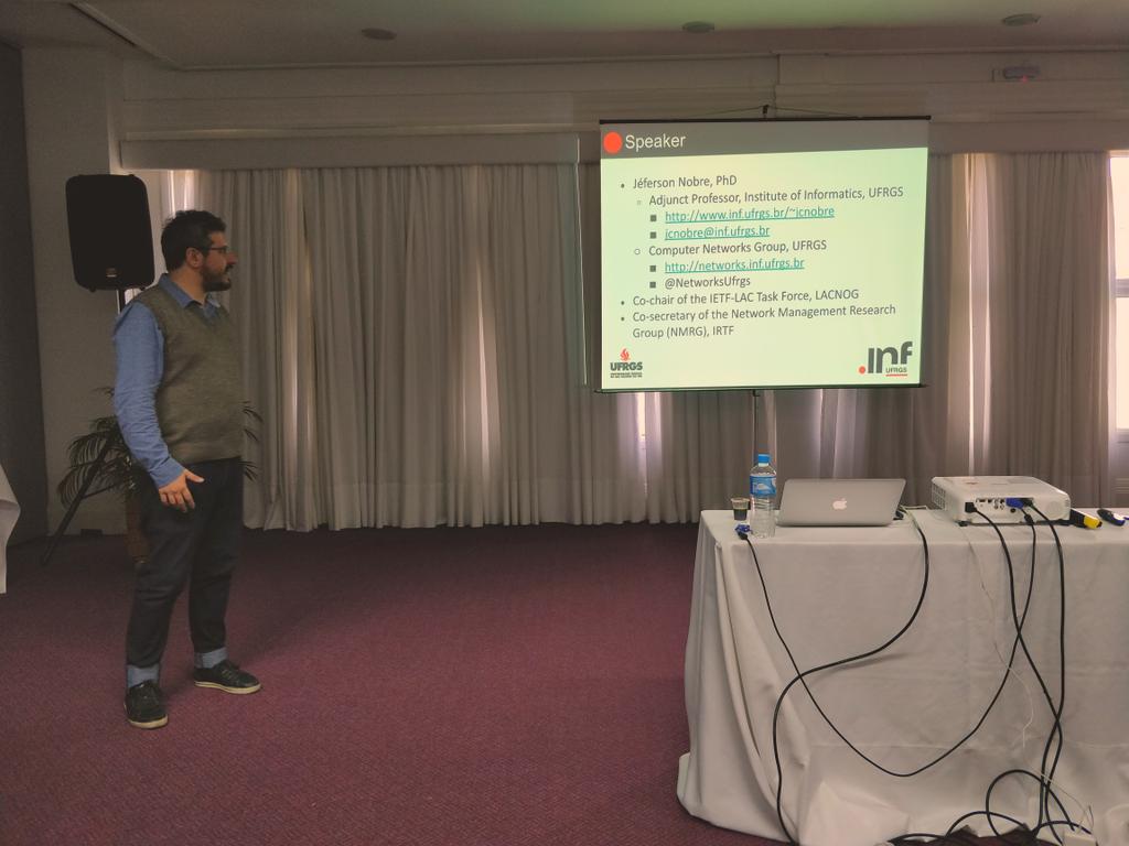carolinaaguerre's tweet photo. Jéferson Campos, the governance of cybersecurity arrangements #DIGI19 Instituto Informatica @ufrgsnoticias @cetysedu Vamos a hacer hands on demo!! https://t.co/fmbw4qIjM1
