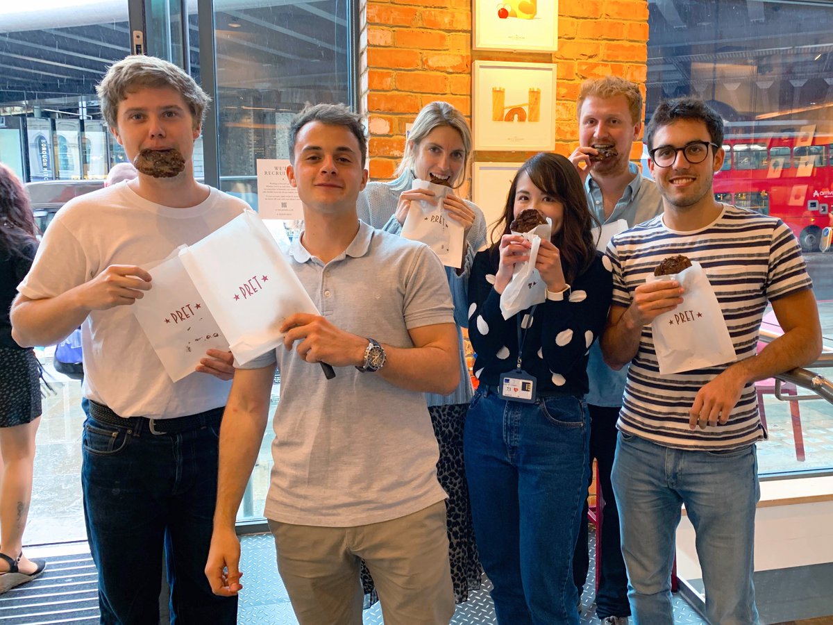 Quizalizeapp's tweet photo. Hey @Pret, thanks for baking our team's day! ☺️ The cookies were the perfect mid-afternoon treat 🍪🍪#cookieoclock #bakemyday #fridaythoughts https://t.co/9hbqRMo48z