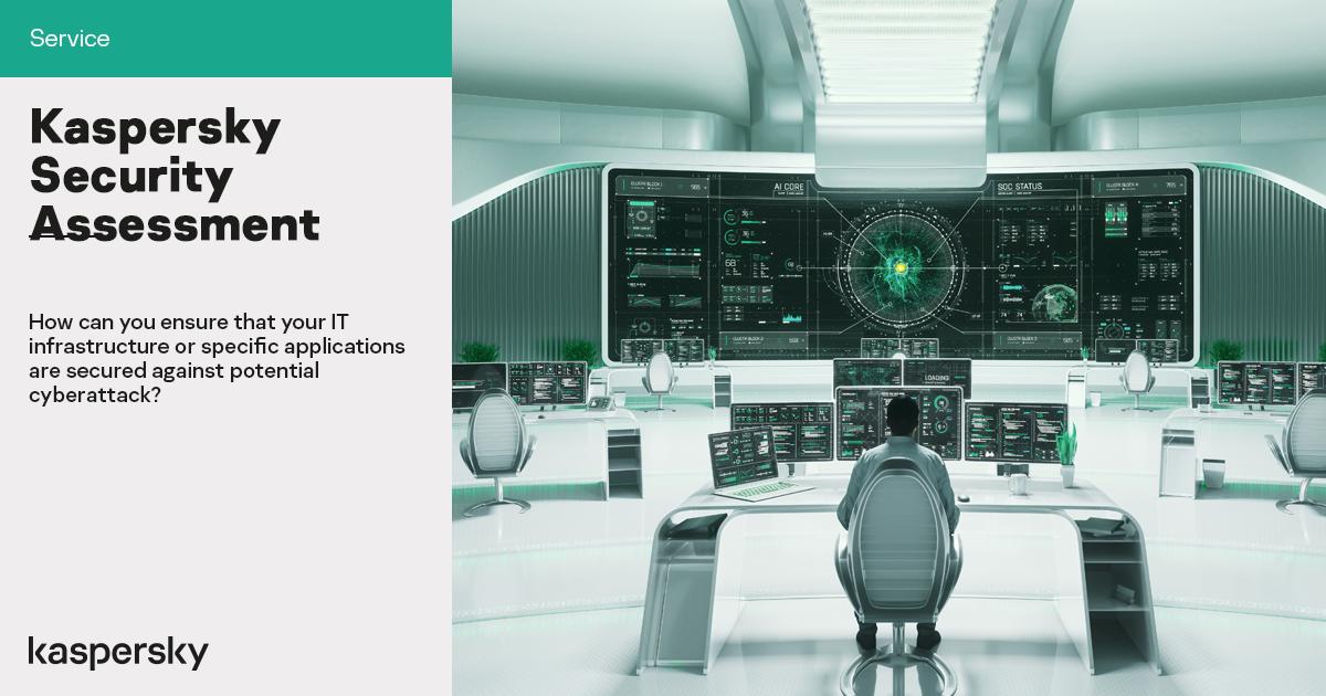 ukmethodmedia's tweet photo. How can you best ensure that your IT infrastructure is up to scratch against potential cyber-attack? 

Regular security assessments are essential in order to ensure that your network has robust defences in place.  

Learn more about how Kaspersky can help. https://t.co/nOKRHHHqhy https://t.co/p1wc9kckqc