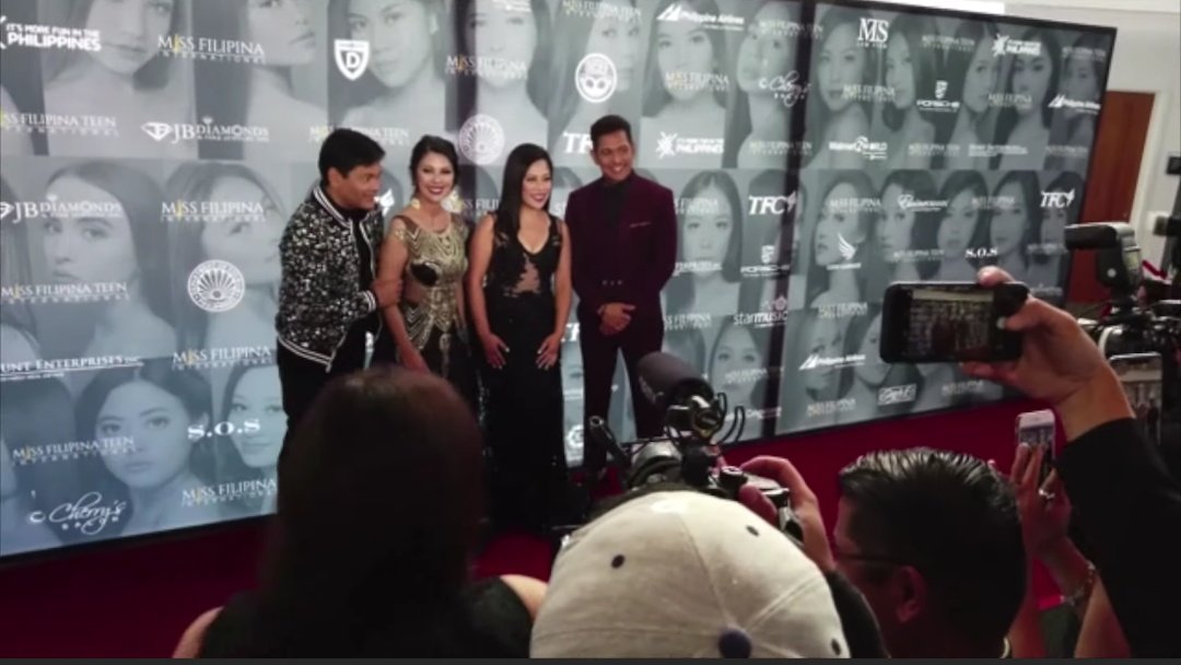 ArzzielMarcena's tweet photo. Then, everyone came to Miss Filipina International. @4eversinging4u, @MsPopsFernandez and @GaryValenciano1 went to the red carpet to promote the concert in San Francisco which will air on @abscbn as a part two this week.
@KapamilyaTFC @tarsierrecords #PopsUp https://t.co/lLxp4aVX5O