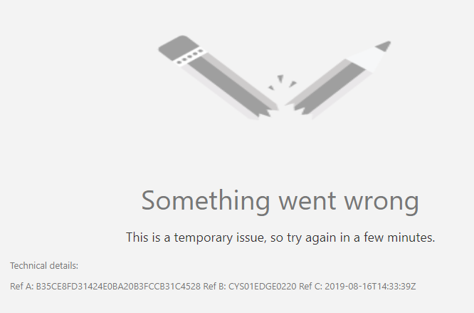 toddbleeker's tweet photo. Anyone else experiencing a general SharePoint Online outage? https://t.co/ESknL6fXo7