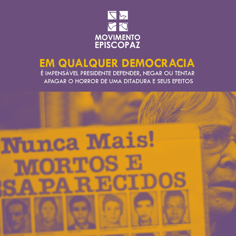Episcopaz's tweet photo. Não é apenas sobre Memória:
Trata-se de questão humanitária!
Respeitem as famílias dos
desaparecidos e mortos!
#DitaduraNuncaMais #memória #dignidade #respeito #movimento #episcopaz #pastoral #evangelização #justiçasocial #igrejaanglicana #episcopais #episcopalchurch #ieab https://t.co/txSk2IF7sV