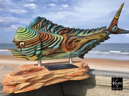 OCWasabi's tweet photo. From the White Marlin Open to the #PoorGirlsOpen, this town sure knows a thing or two about fishing. 😍😁🎣 Whether you win this beautiful trophy or not, we hope to see you for a celebratory stop at OC Wasabi! [Artwork by keylo_art on IG] #OCMD #SportFishing #OCWasabi https://t.co/tQfS48GyNx