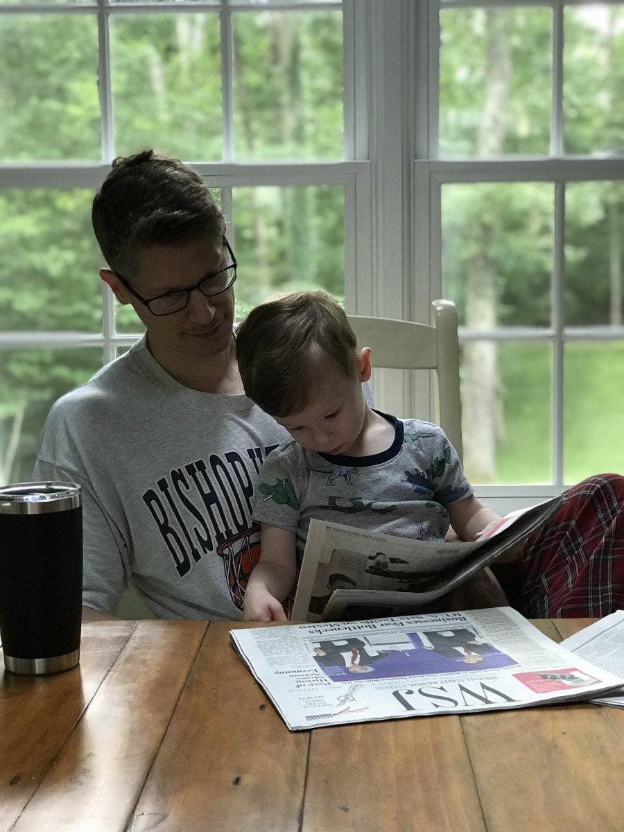 AJ_Goins's tweet photo. @WSJ  new Wall Street Journal reader https://t.co/HagzhaZUty