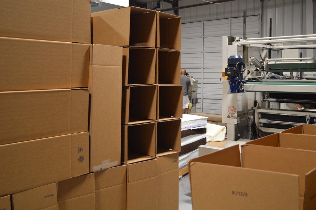 EngineeredSleep's tweet photo. Boxes by @benrector 🎶#EngineeredSleep #BedInABox https://t.co/QhKaMZNeB8