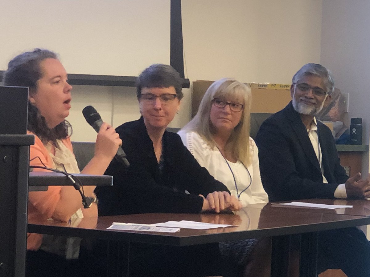 MarionTech's tweet photo. Dr. Anna Bogen at MTC said librarians were very helpful in finding open sourced materials for #OER courses. @OACC_Center @TheOACC  @OhioLINK @OhioHigherEd https://t.co/UVfrPWqAcm
