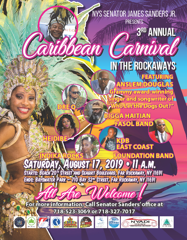 RockCaribCarn's tweet photo. TOMORROW is the big day!!! The 3rd Annual Caribbean Carnival in the Rockaways. Bring your friends, your family, your neighbors. All are welcome. This is the biggest event of the summer. Don't miss out!
#carnival #soca #caribbean #music #party #carnaval #trinidadcarnival #fun https://t.co/Ry2YA3N42j