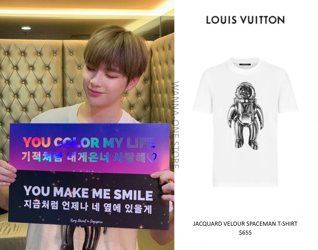 Louis Vuitton JACQUARD VELOUR SPACEMAN T-SHIRT