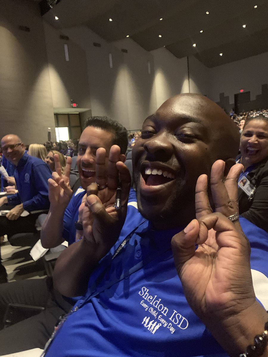 Suessaphone's tweet photo. WOW! Ready for a wonderful, productive year @SheldonISD @MccallDemetrius #SheldonISDConvocation2019 https://t.co/73LC19hdjN