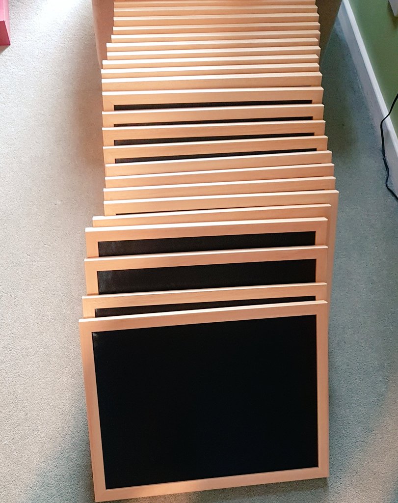 mymoodstars's tweet image. Here are some I prepared earlier! Majorly let down by China...no export licence or fumigation certificate! Quick email to @eFrame who came to my rescue and supplied 300 quality boards!
I've Velcroed them all, now awaiting the logo stickers from @mdmcreative 
#FridayMotivation