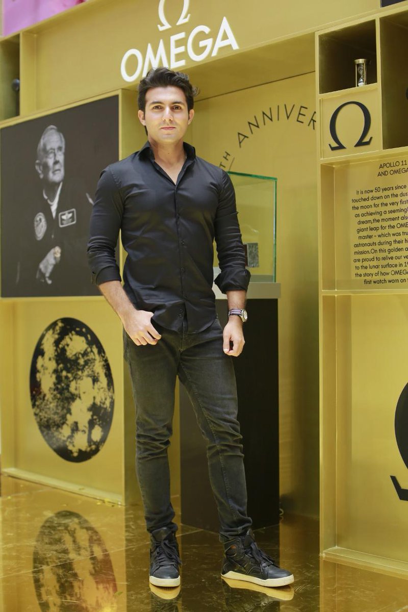 MediaSpringPk's tweet photo. #ShahrozSabzwari at the 50th anniversary of the Apollo 11 Moon landing and Omega’s iconic role on board happening now.
#Moonwatch #Omegawatches #ampmpk https://t.co/7q9V2xi818