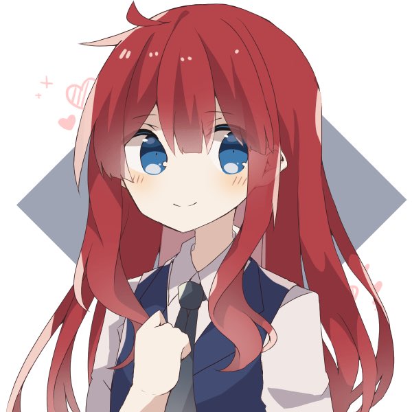 かすさんがTwitterに投稿した中野五月(五等分の花嫁)のイラスト。