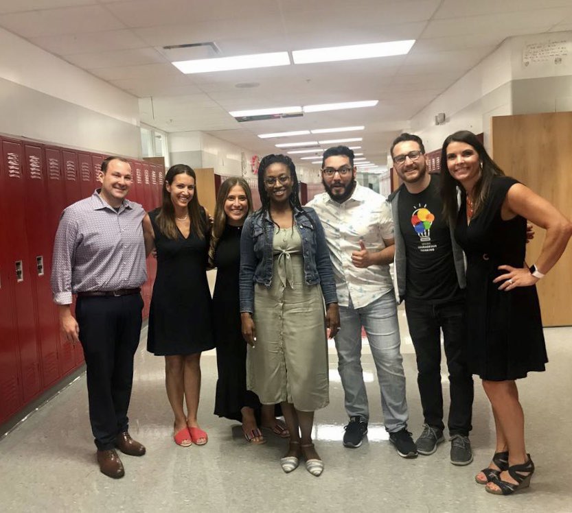 MSloanTeaches's tweet photo. Love spending time with this amazing @ThinkCERCA crew! Thankful that I get to join the team for summer. Today we presented on engagement strategies that simply making learning, reading &amp; writing fun! #teacherpd #studentlearning #cercaframework #getupandmoving https://t.co/3ZMMdYwDfI