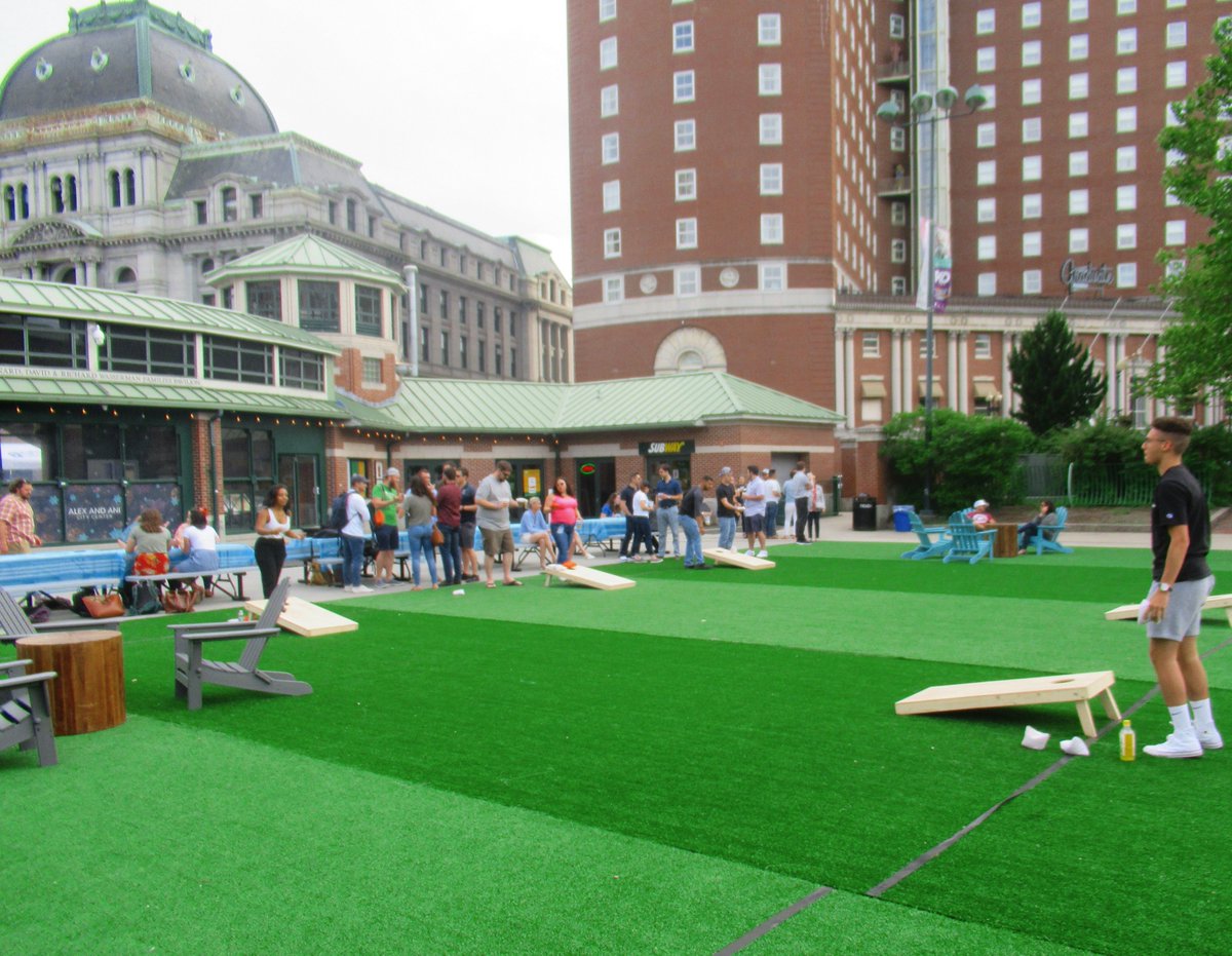 ProvidenceRink's tweet photo. Come down tonight for our Friday Summer Hangout Series at 4PM! We have volleyball, lawn games, and bumper cars!
#prov #pvdrink #ig_rhody #indownccity #creativecapital #pvdmonthly #visitprovidence #summer #trinitybeergarden https://t.co/2hLpIhPCVh
