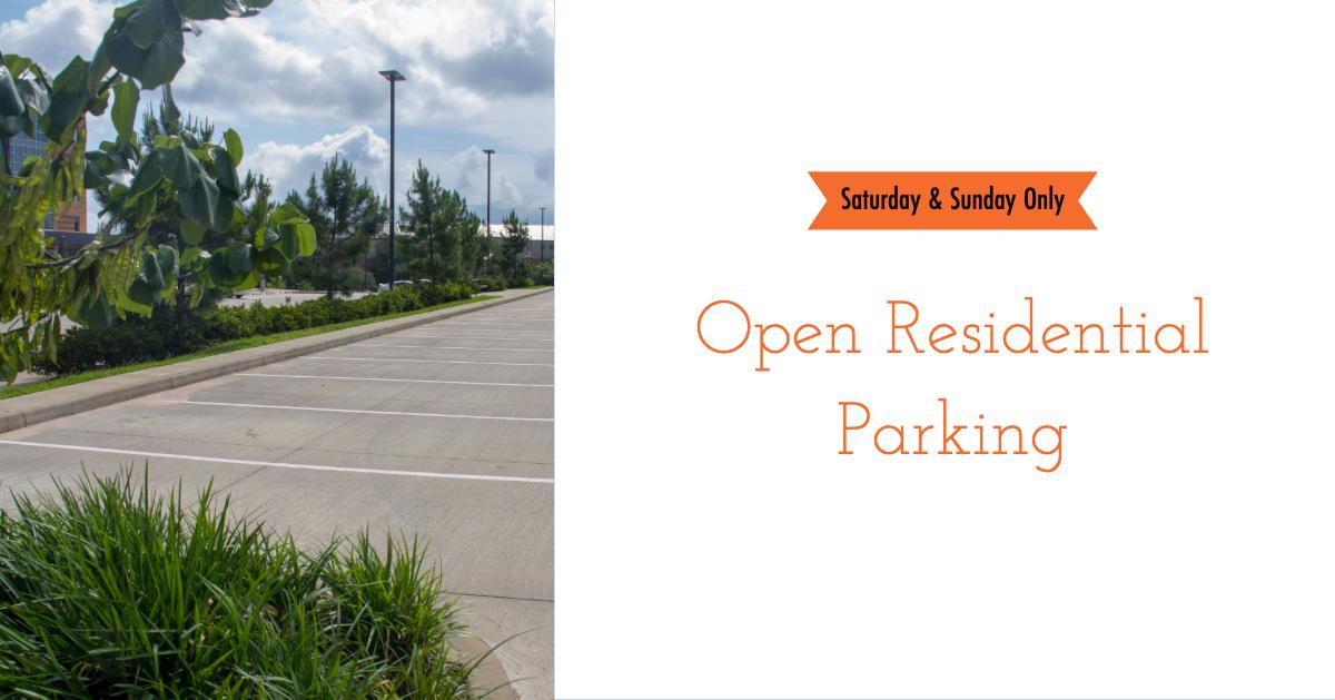 SHSUParking's tweet photo. Unload this weekend with open residential #parking @SamHoustonState! #moveinday #shsuparking #SHSU23 https://t.co/WzYLMhg4iX