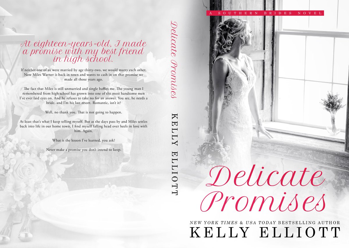 Anf_reads's tweet photo. Coming October 18. Your next small town romance! #DelicatePromises by @author_kelly #CoverReveal #SouthernBrideSeries #RomanceBooks #FriendsToLovers #ShannonCainPhotography #RBADesigns https://t.co/uy0MWZp9F1