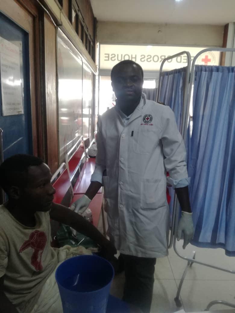 ZrcsRed's tweet photo. The Zimbabwe Red Cross today deployed 60 Action team members, 8 vehicles including an ambulance and had 18 staff members on standby at our clinic in the CBD to assist casualties of the planned demonstrations. @IFRCAfrica @ifrc @ICRC_SAfrica https://t.co/RsL8ZtO2z6