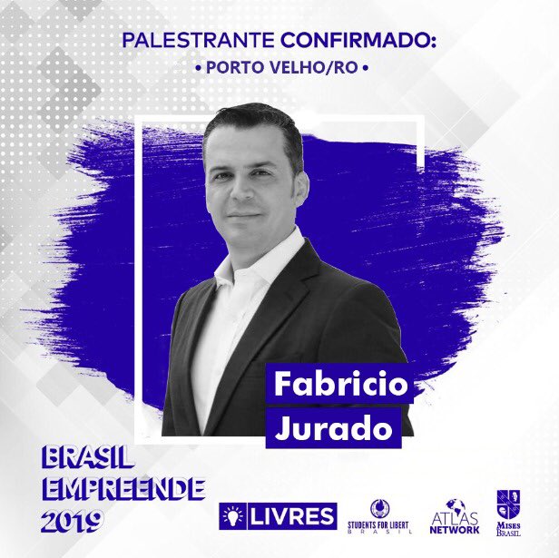 jurado_fabricio's tweet photo. Amanhã, às 13h, vou participar do evento *Brasil Empreende 2019 - Porto Velho* no Auditório da OAB/RO, vou falar sobre a MP da Liberdade Econômica.
#fabriciojurado #sflb #portovelho #rondonia #renovabr https://t.co/TcyCzCCl0A