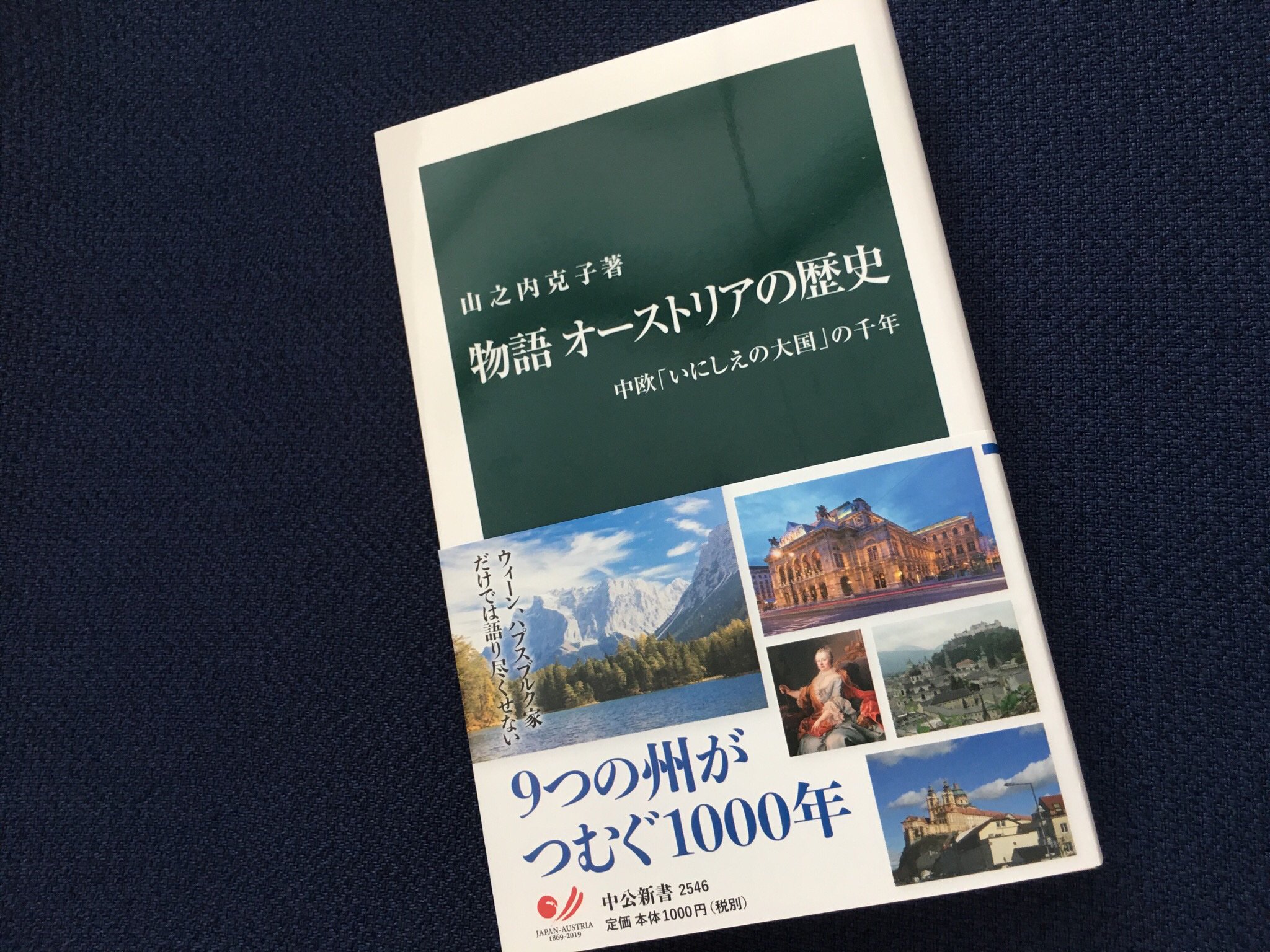 中公新書 8月17日は カール1世の誕生日 17年 彼は1918年に国事不関与声明を出した 最後のオーストリア皇帝です この国については 首都ウィーンだけでなく ニーダーエスタライヒ ザルツブルク ティロルなど魅力溢れる九つの州から歴史を描いた