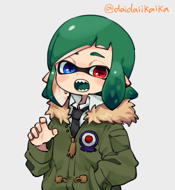 インクリング ,イカガール(スプラトゥーン) 「よその子5 」|かぁちゃんのイラスト