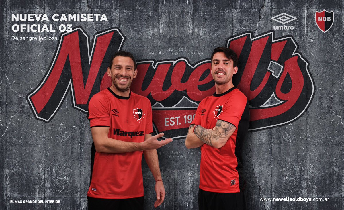 NewellsFrance's tweet photo. Bienvenue au maillot third ! 💪🏼 

#Newells et @UmbroArgentina te présentent la nouvelle tenue rouge et noire. De Sangre Leprosa ❤️🖤 https://t.co/EE9wergu42