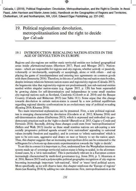 ICalzada's tweet photo. 📍#Political #regionalism: 
#devolution, #metropolitanization and the #right2decide 

chapter in @ElgarPublishing's

📌'Handbook on the #Geographies of #Regions and #Territories'

👉https://t.co/VjaSeRBZEq

Now in #OpenAccess via @ResearchGate:

👉https://t.co/38bVY55e5G https://t.co/LzJi9R8Wir