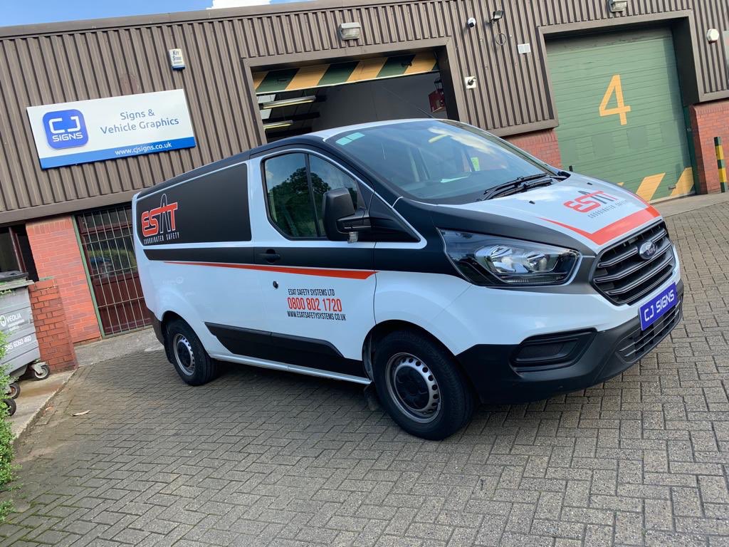 CJSignsLtd's tweet photo. A smart design for @esat_uk on this transit custom, completed in @Metamarkuk wrap film.  #sheffieldbusiness #metamark #vanwrap #partwrap #mattfilm #orange #sheffieldissuper https://t.co/OQuQPCFQcz
